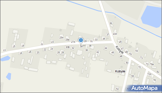 Kobyle, Kobyle, 34, mapa Kobyle