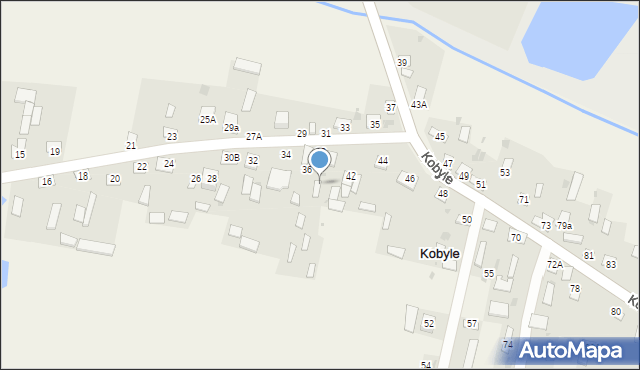 Kobyle, Kobyle, 40b, mapa Kobyle