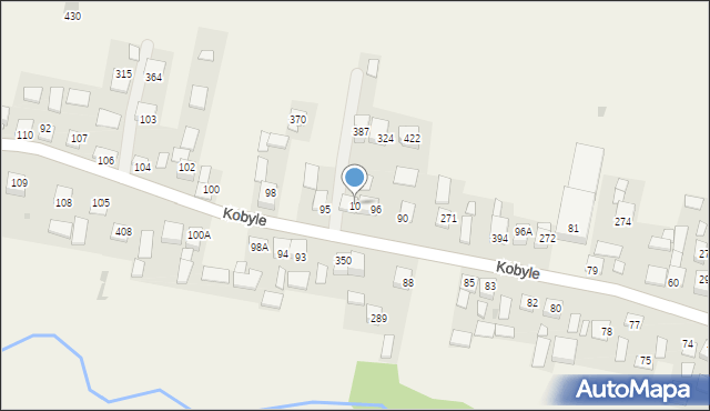 Kobyle, Kobyle, 10, mapa Kobyle