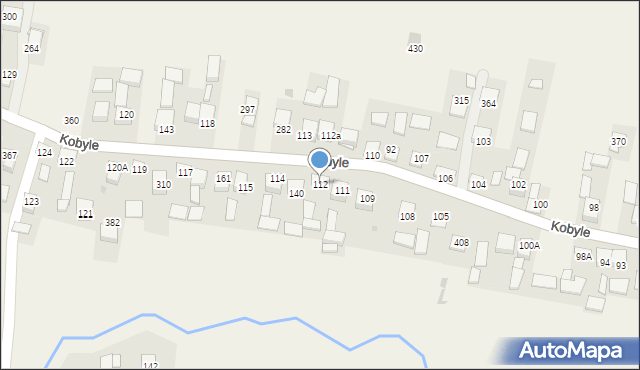 Kobyle, Kobyle, 112, mapa Kobyle