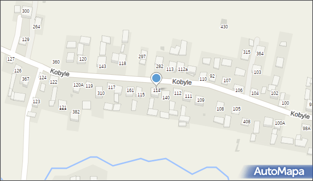 Kobyle, Kobyle, 114, mapa Kobyle