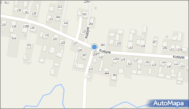 Kobyle, Kobyle, 124, mapa Kobyle