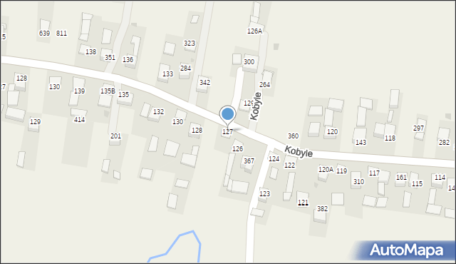 Kobyle, Kobyle, 127, mapa Kobyle