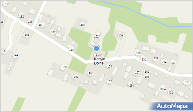 Kobyle, Kobyle, 152, mapa Kobyle