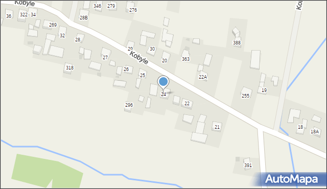 Kobyle, Kobyle, 24, mapa Kobyle
