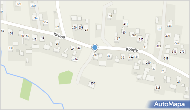 Kobyle, Kobyle, 263, mapa Kobyle
