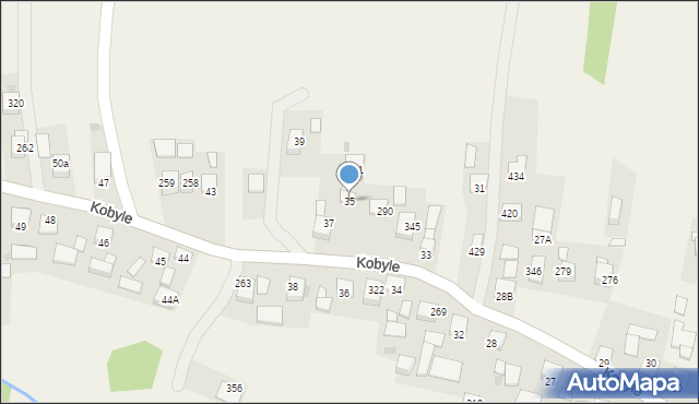 Kobyle, Kobyle, 35, mapa Kobyle