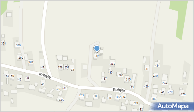 Kobyle, Kobyle, 39, mapa Kobyle