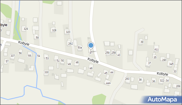 Kobyle, Kobyle, 47, mapa Kobyle