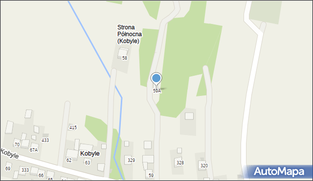 Kobyle, Kobyle, 59A, mapa Kobyle