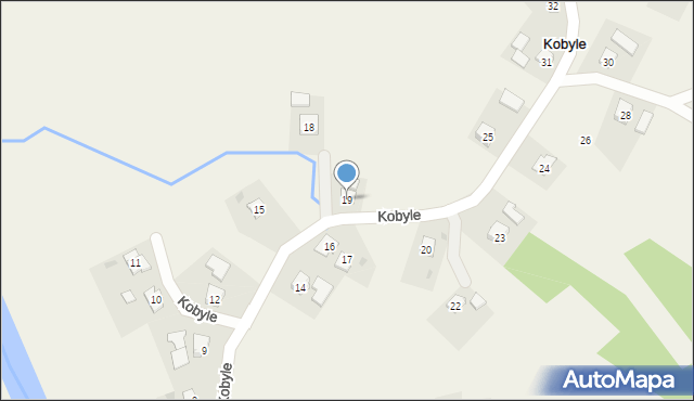 Kobyle, Kobyle, 19, mapa Kobyle