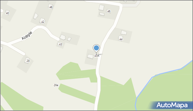 Kobyle, Kobyle, 43A, mapa Kobyle