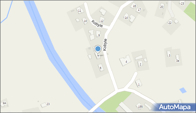 Kobyle, Kobyle, 7, mapa Kobyle