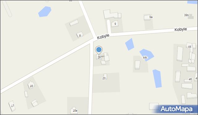 Kobyle, Kobyle, 19, mapa Kobyle