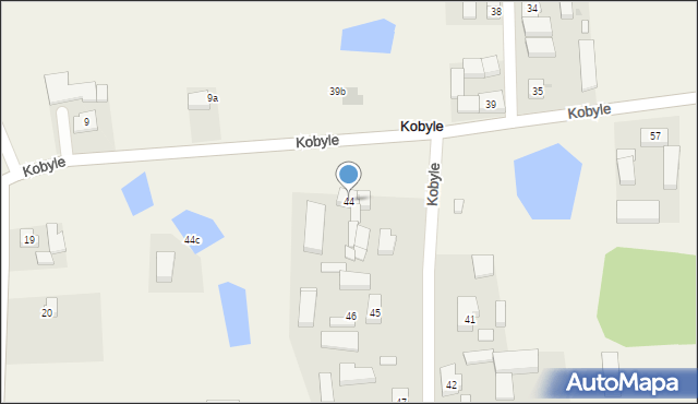 Kobyle, Kobyle, 44, mapa Kobyle