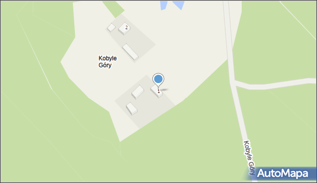 Kobyle Góry, Kobyle Góry, 1, mapa Kobyle Góry