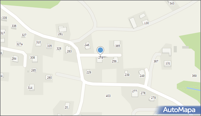 Kobylec, Kobylec, 274, mapa Kobylec