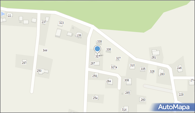 Kobylec, Kobylec, 317, mapa Kobylec