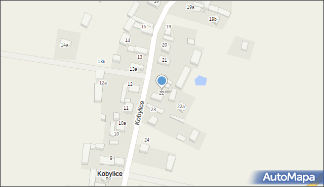 Kobylice, Kobylice, 22, mapa Kobylice