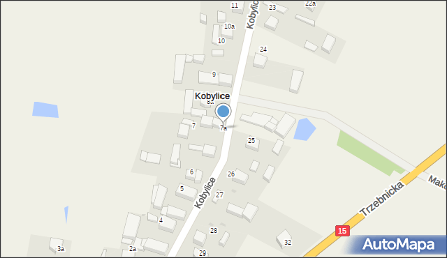 Kobylice, Kobylice, 7a, mapa Kobylice