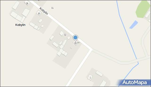 Kobylin, Kobylin, 33, mapa Kobylin