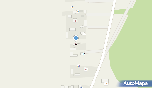 Kobylin, Kobylin, 12, mapa Kobylin