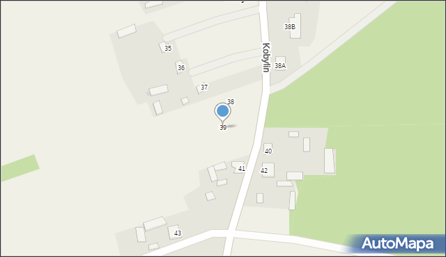 Kobylin, Kobylin, 39, mapa Kobylin