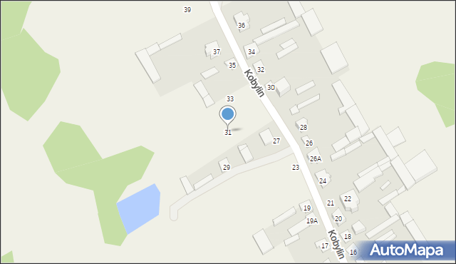 Kobylin, Kobylin, 31, mapa Kobylin