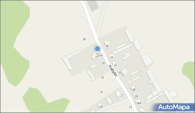 Kobylin, Kobylin, 37a, mapa Kobylin