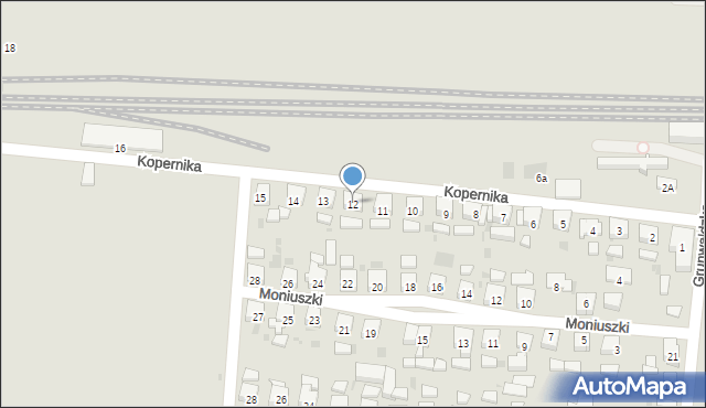 Kobylin, Kopernika Mikołaja, 12, mapa Kobylin