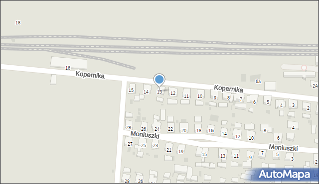 Kobylin, Kopernika Mikołaja, 13, mapa Kobylin