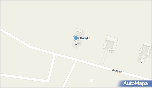 Kobylin, Kobylin, 32, mapa Kobylin