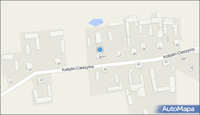 Kobylin-Cieszymy, Kobylin-Cieszymy, 15, mapa Kobylin-Cieszymy