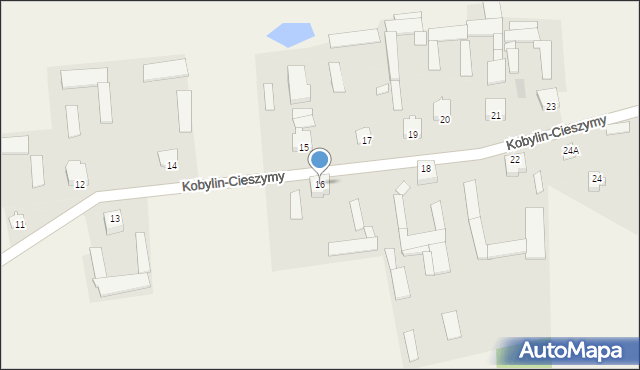 Kobylin-Cieszymy, Kobylin-Cieszymy, 16, mapa Kobylin-Cieszymy