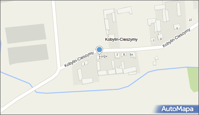 Kobylin-Cieszymy, Kobylin-Cieszymy, 2, mapa Kobylin-Cieszymy