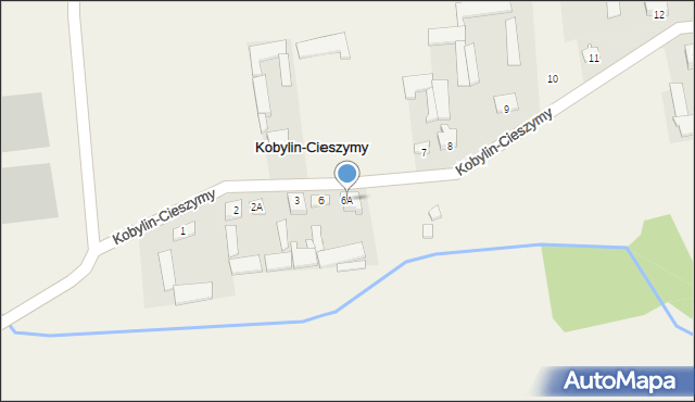 Kobylin-Cieszymy, Kobylin-Cieszymy, 6A, mapa Kobylin-Cieszymy