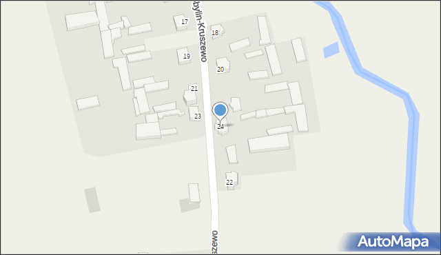 Kobylin-Kruszewo, Kobylin-Kruszewo, 24, mapa Kobylin-Kruszewo