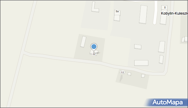 Kobylin-Kuleszki, Kobylin-Kuleszki, 12, mapa Kobylin-Kuleszki