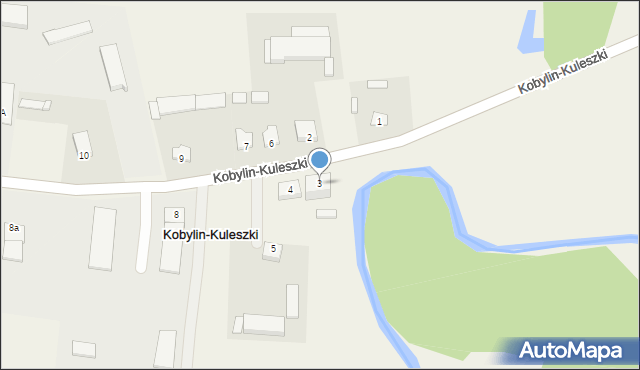 Kobylin-Kuleszki, Kobylin-Kuleszki, 3, mapa Kobylin-Kuleszki