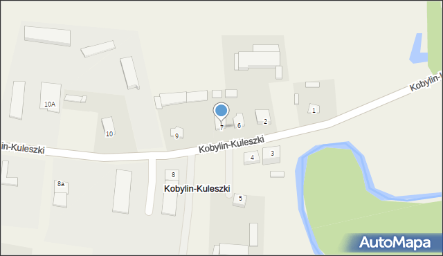 Kobylin-Kuleszki, Kobylin-Kuleszki, 7, mapa Kobylin-Kuleszki