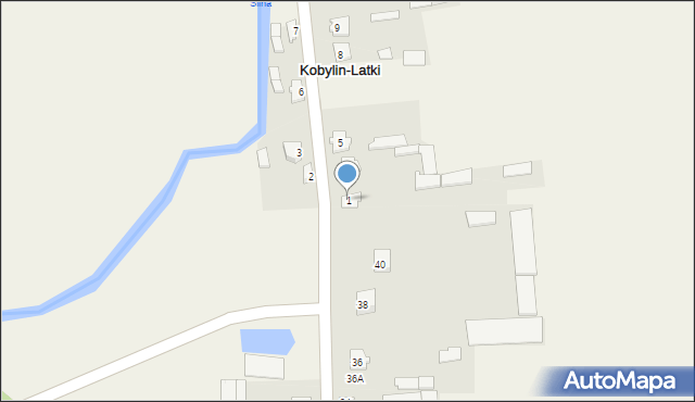 Kobylin-Latki, Kobylin-Latki, 1, mapa Kobylin-Latki
