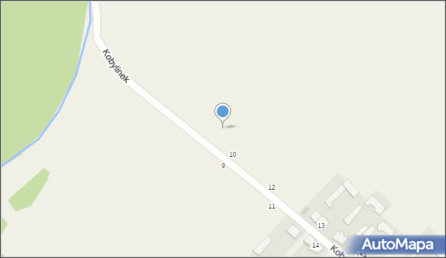 Kobylinek, Kobylinek, 10a, mapa Kobylinek