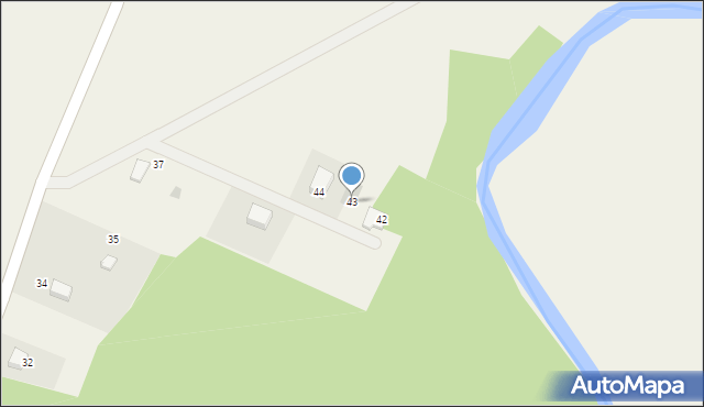 Kobylinek, Kobylinek, 43, mapa Kobylinek