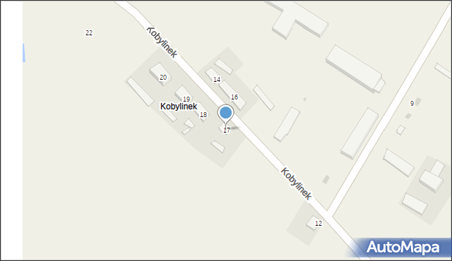 Kobylinek, Kobylinek, 17, mapa Kobylinek