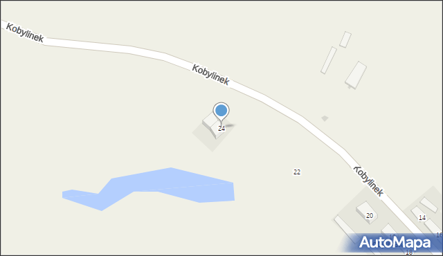 Kobylinek, Kobylinek, 24, mapa Kobylinek