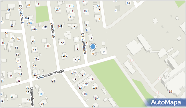 Kobyłka, Kochanowskiego Jana, 9, mapa Kobyłka