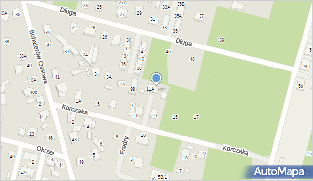 Kobyłka, Korczaka Janusza, 11B, mapa Kobyłka
