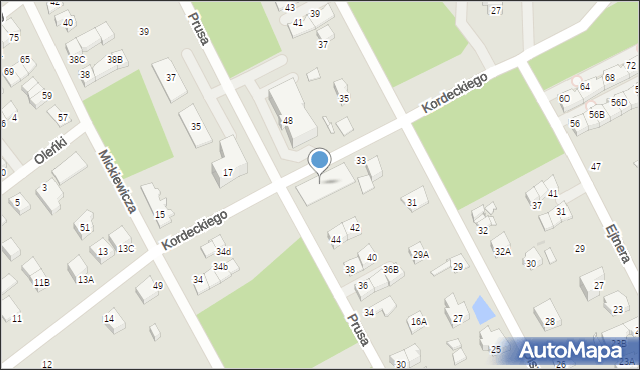 Kobyłka, Kordeckiego Augustyna, ks., 18, mapa Kobyłka