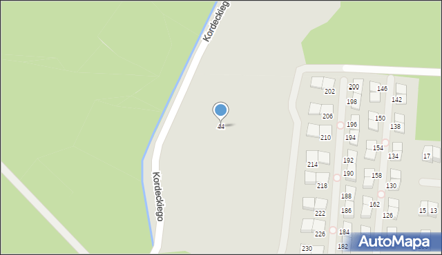 Kobyłka, Kordeckiego Augustyna, ks., 44, mapa Kobyłka