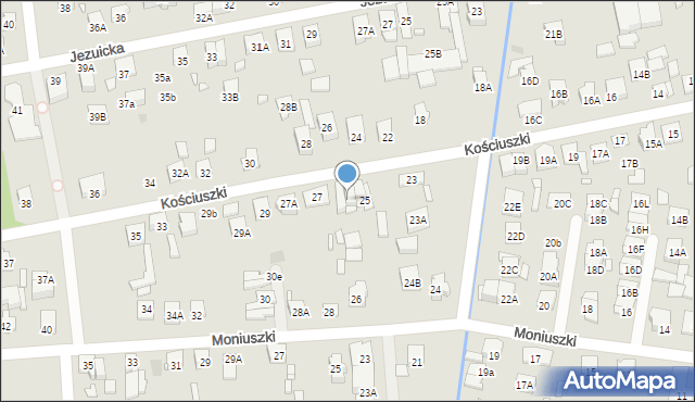 Kobyłka, Kościuszki Tadeusza, gen., 25A, mapa Kobyłka